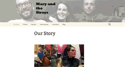 Desktop Screenshot of maryandthestrays.com